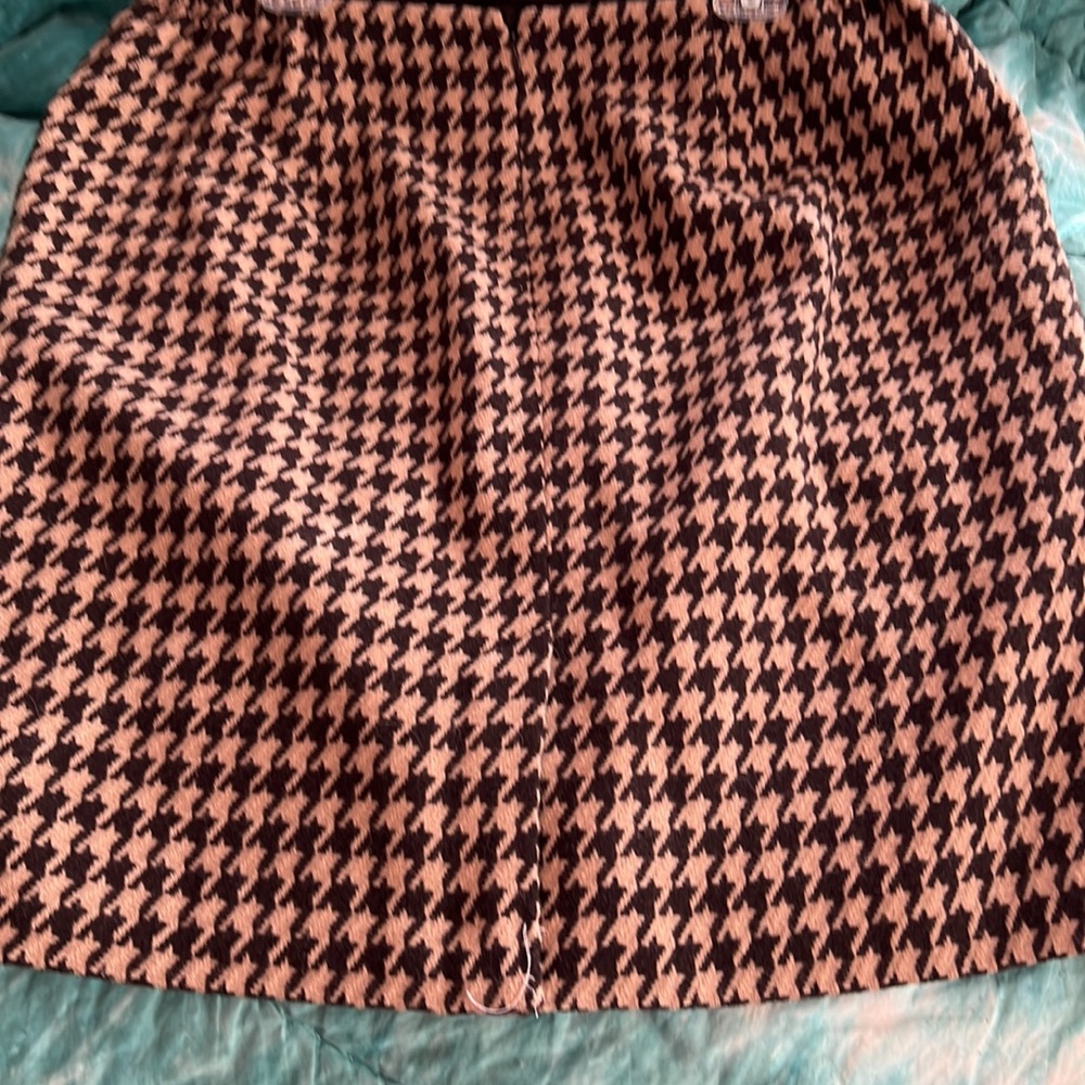 Talbots woman size 16W wool skirt camel chocolate NWOT - Picture 6 of 11